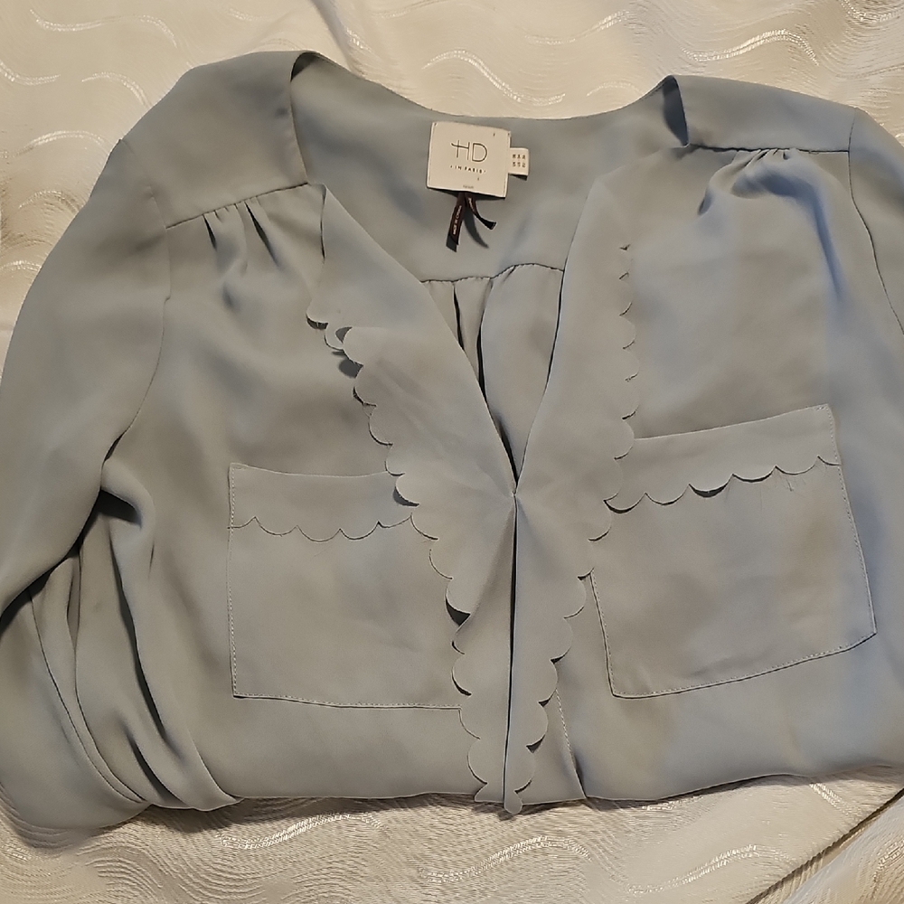 HD in Paris Sky Blue Blouse